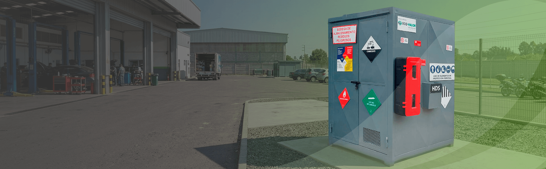 Bodega RESPEL instalada para almacenar residuos peligrosos