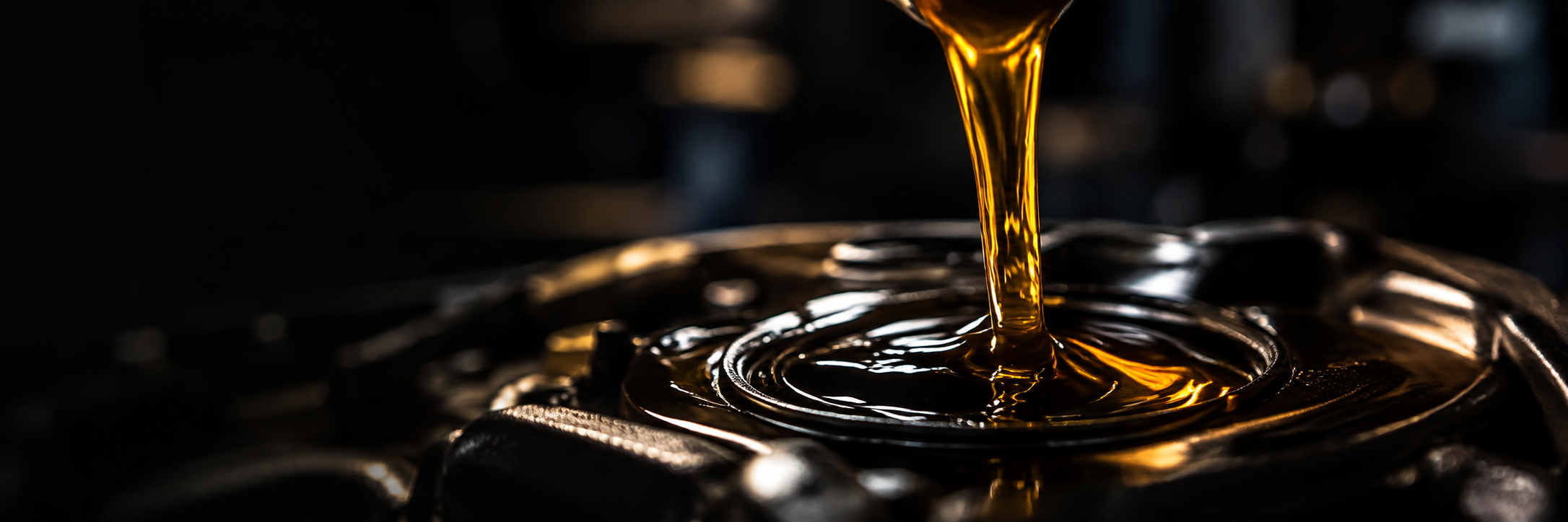 Aceite lubricante usado durante su proceso de recuperación